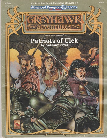 ADnD 2nd ed Greyhawk Adventures Patriots of Ulek